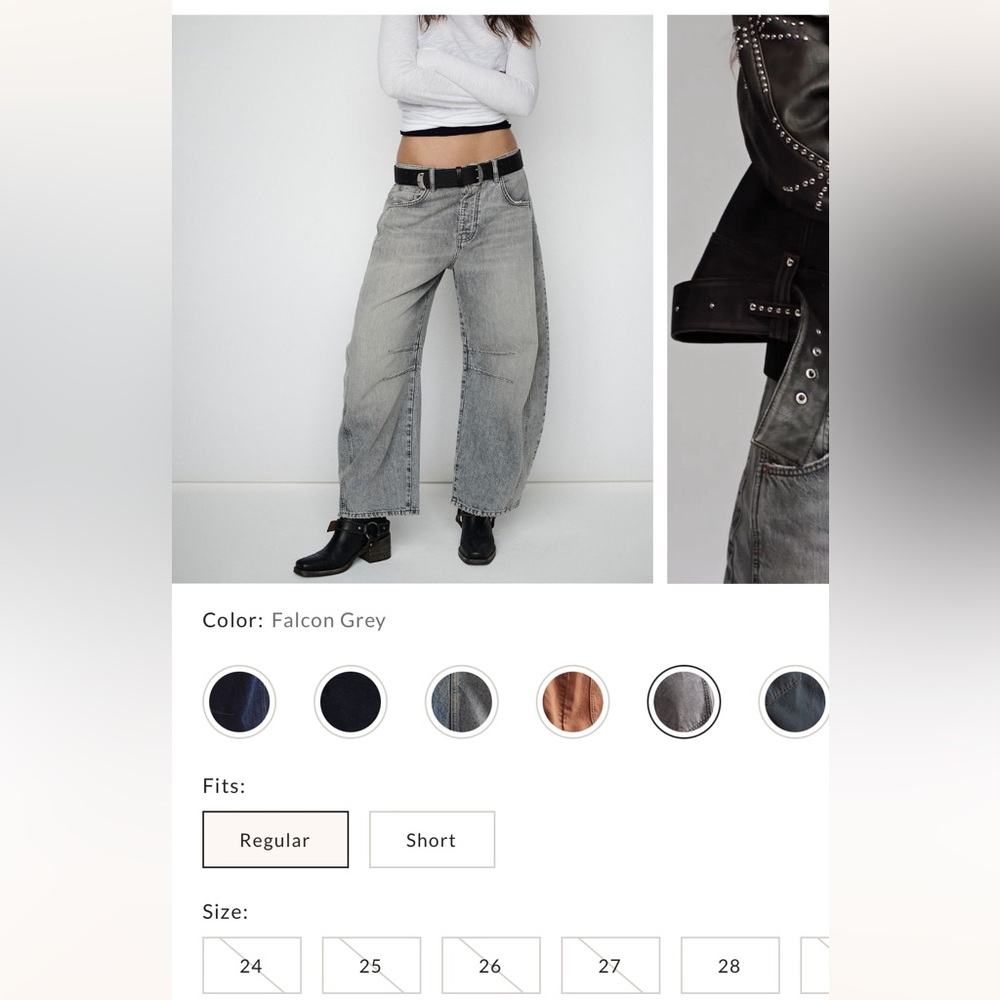 Women's Falcon Grey Jeans - Picture 4 of 4